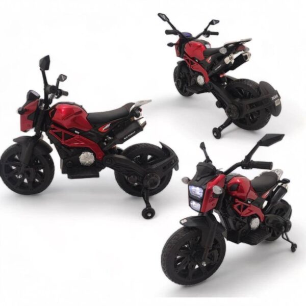 Moto Eléctrica Para Niño Ducati 12V Bluetooth Ll/Caucho A/Acolchado 1 a 8 Años - Imagen 5