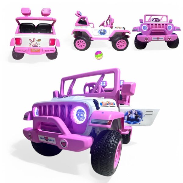Carro Montable Infantil  para niñas de 1-7 años  Eléctrico y con Control - Imagen 3