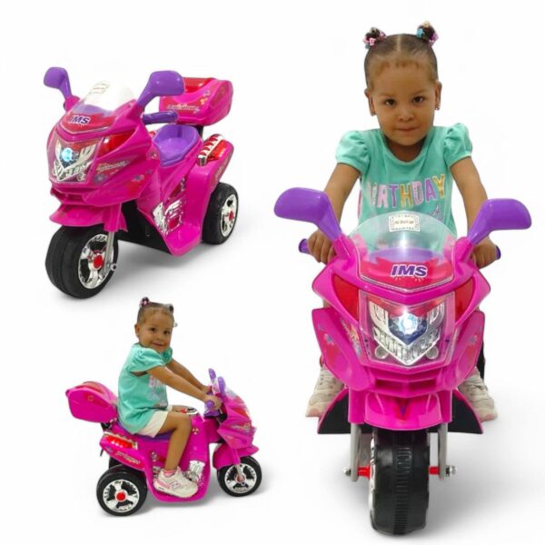 Moto 3051 Eléctrica Niños Montable Ll/Caucho 1 a 4 Años - Imagen 4