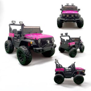 Carro Eléctrico BARRA FRONTAL Para Niños 4X4 1 a 7 Años