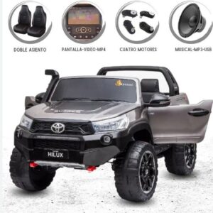 CAMIONETA TOYOTA HILUX CON PANTALLA 2 PUESTOS 24 VOLTIOS