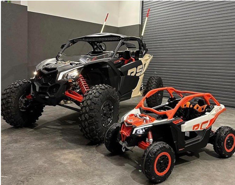 CARRO Gigante CAN-AM LICENCIADO con pantalla de video 2 puestos 24 VOLTIOS - Imagen 7